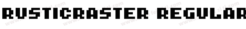 RusticRaster Regular字体转换